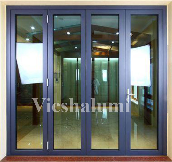 Cửa đi 4 cánh nhôm Xingfa