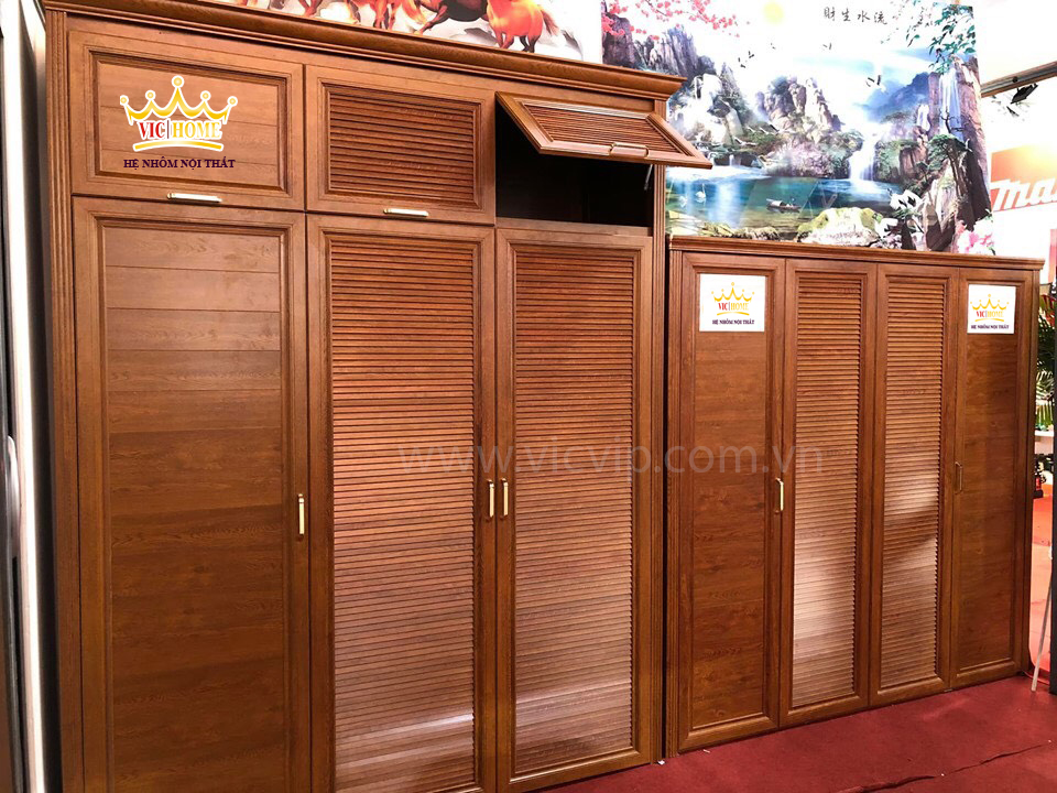 Tủ nhôm hệ nội thất mẫu 01